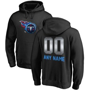 Tennessee Titans Personalized Midnight Mascot Pullover Hoodie